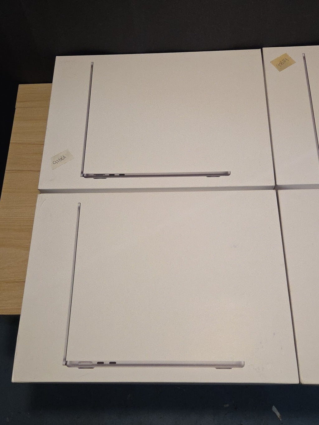 LOT 4 Apple MacBook Air 13" A3113 Slvr/Space Gr Box w/ Insert BOX ONLY NO DEVICE