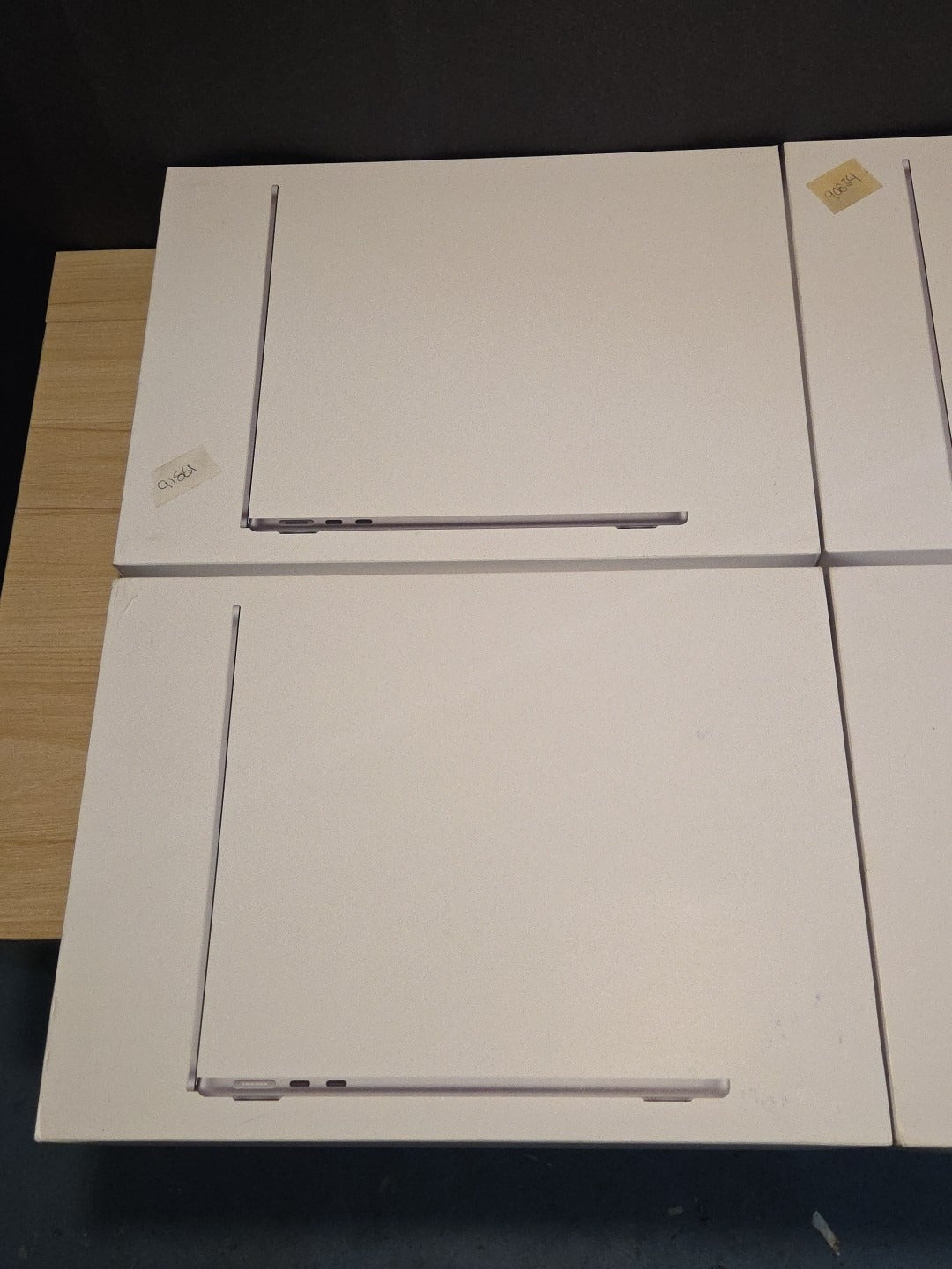 LOT 4 Apple MacBook Air 13" A3113 Slvr/Space Gr Box w/ Insert BOX ONLY NO DEVICE