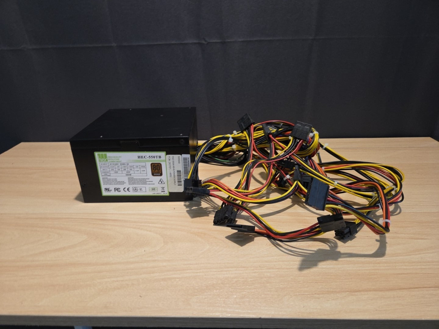HEC Group 550W HEC-550TB ATX 20+4-Pin PSU Desktop Power Supply