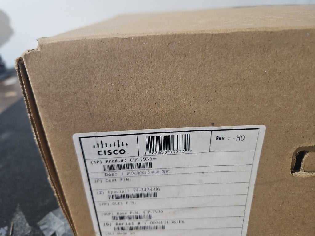 Cisco Unified IP Conference Station Phone Model 7936 CP-7936 74-3429-02 OPEN BOX