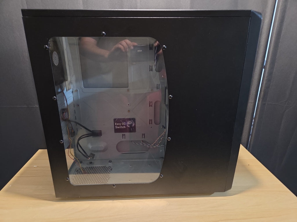 Cooler Master Elite 311 Mid Tower Desktop Computer Case w/Window Blue RC311 USED