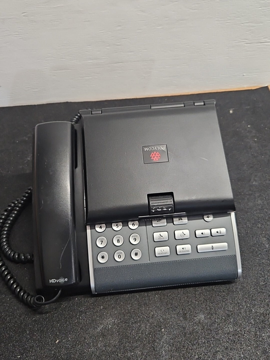 Polycom VVX 1500 IP Video Conference Phone w/ Handset & Cord