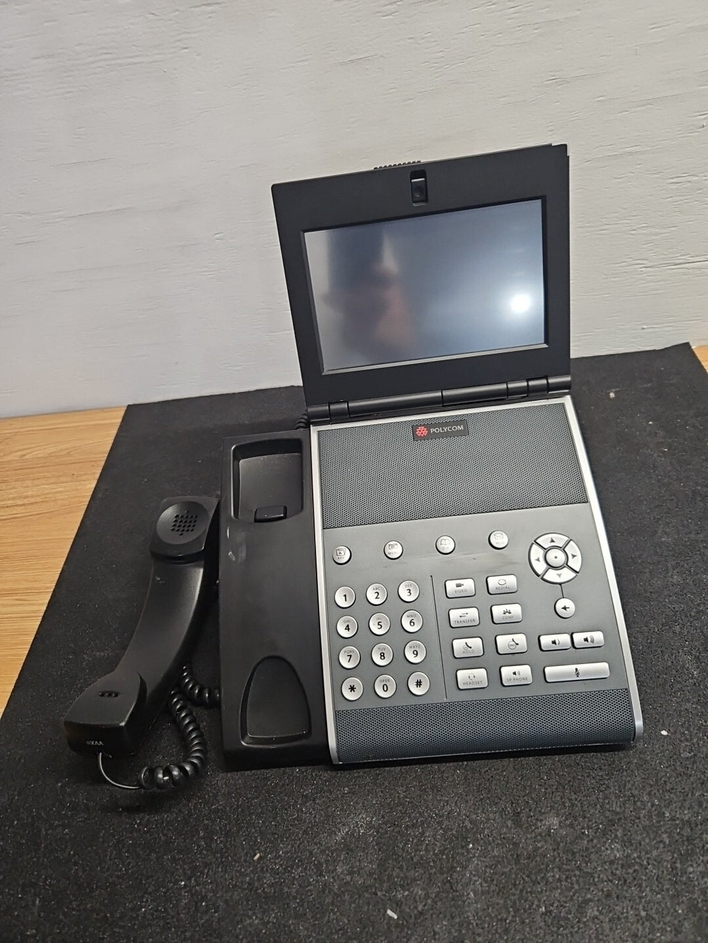 Polycom VVX 1500 IP Video Conference Phone w/ Handset & Cord