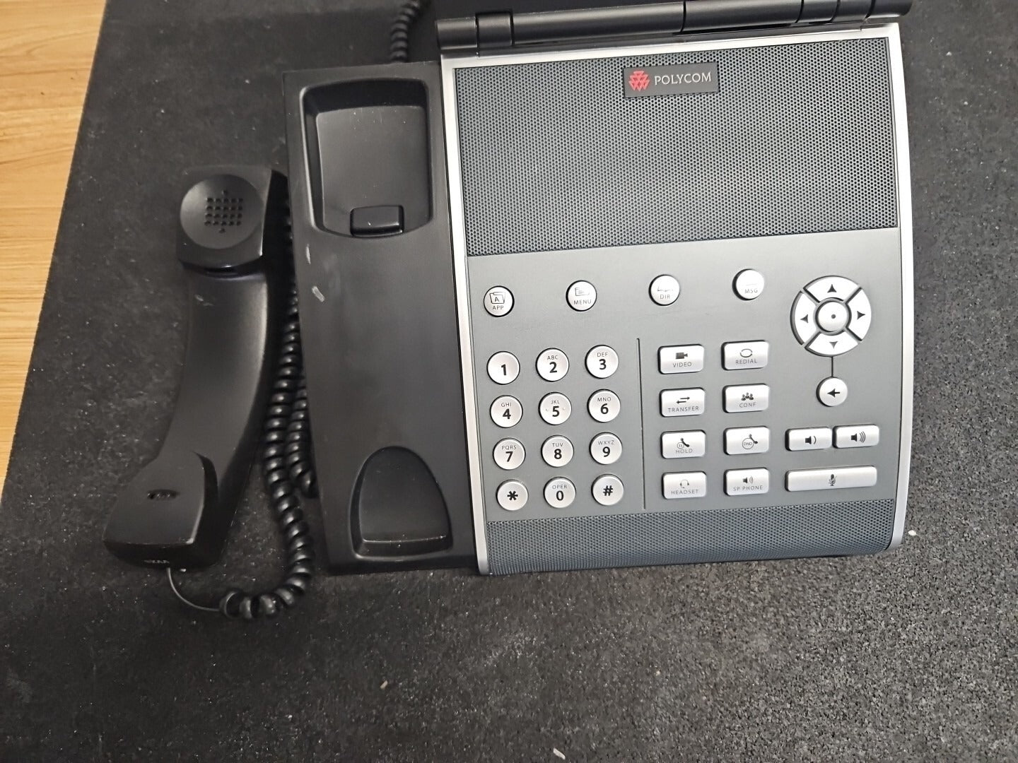 Polycom VVX 1500 IP Video Conference Phone w/ Handset & Cord
