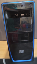 Cooler Master Elite 311 Mid Tower Desktop Computer Case Blue Trim RC311 USED