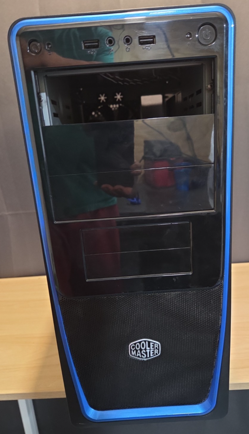 Cooler Master Elite 311 Mid Tower Desktop Computer Case Blue Trim RC311 USED