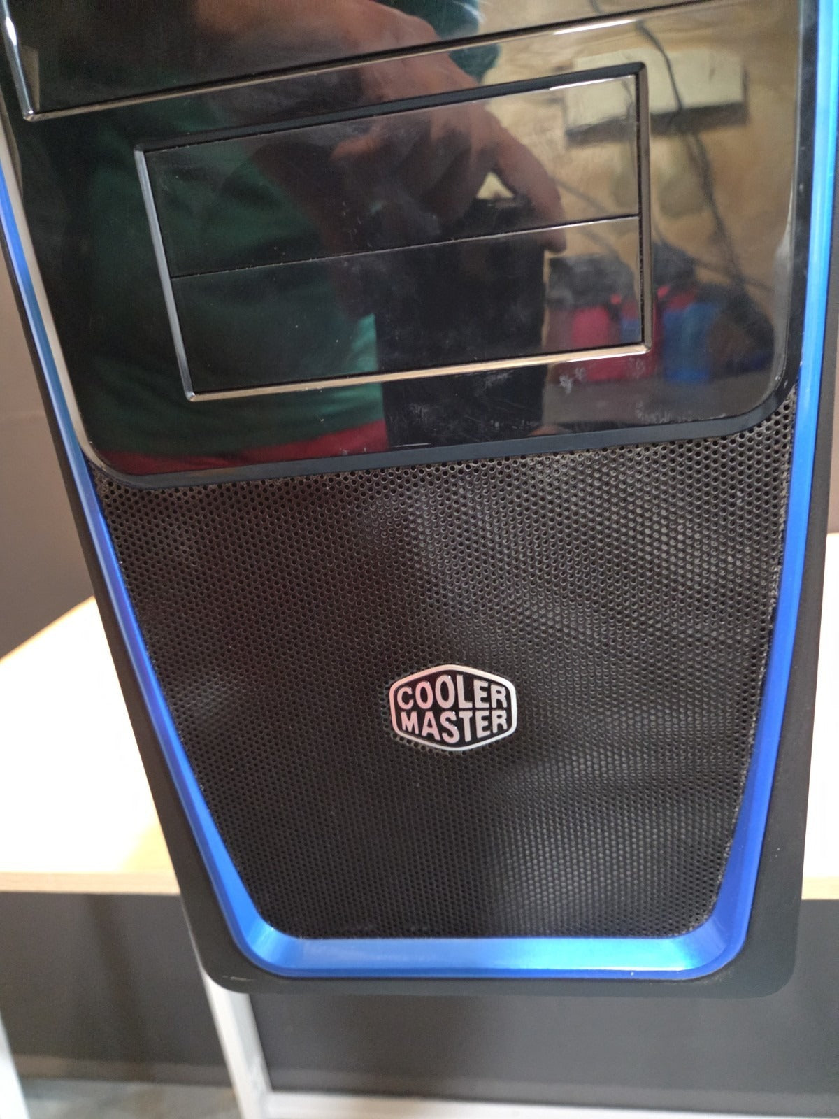 Cooler Master Elite 311 Mid Tower Desktop Computer Case Blue Trim RC311 USED