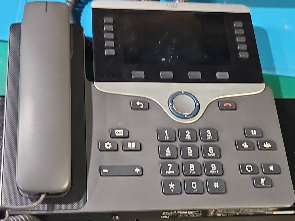 LOT 3 Cisco CP-8851 IP Phones CP-8851-K9 Cord & Handset FOR PARTS OR REPAIR