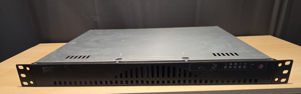Supermicro CSE-512 1U 14" Server Chassis with 200w PSU, Fan, Rackmounts USED