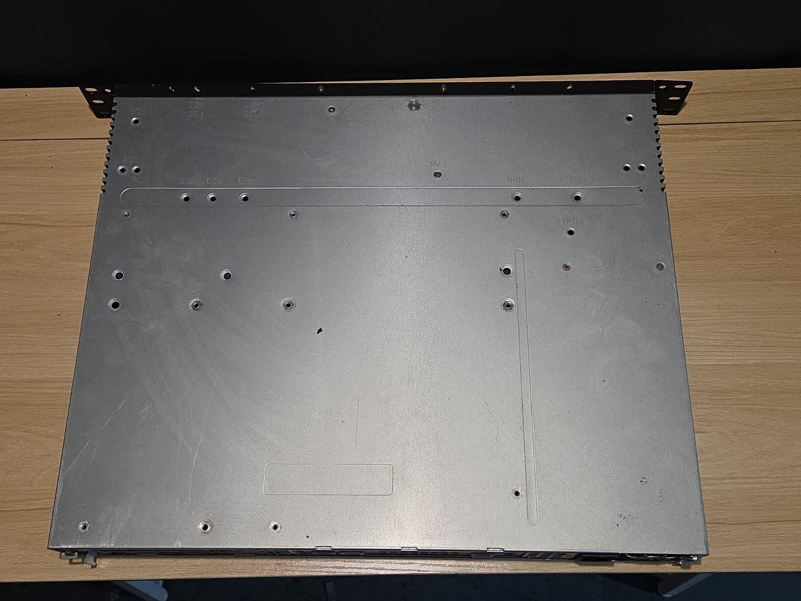 Supermicro CSE-512 1U 14" Server Chassis with 200w PSU, Fan, Rackmounts USED