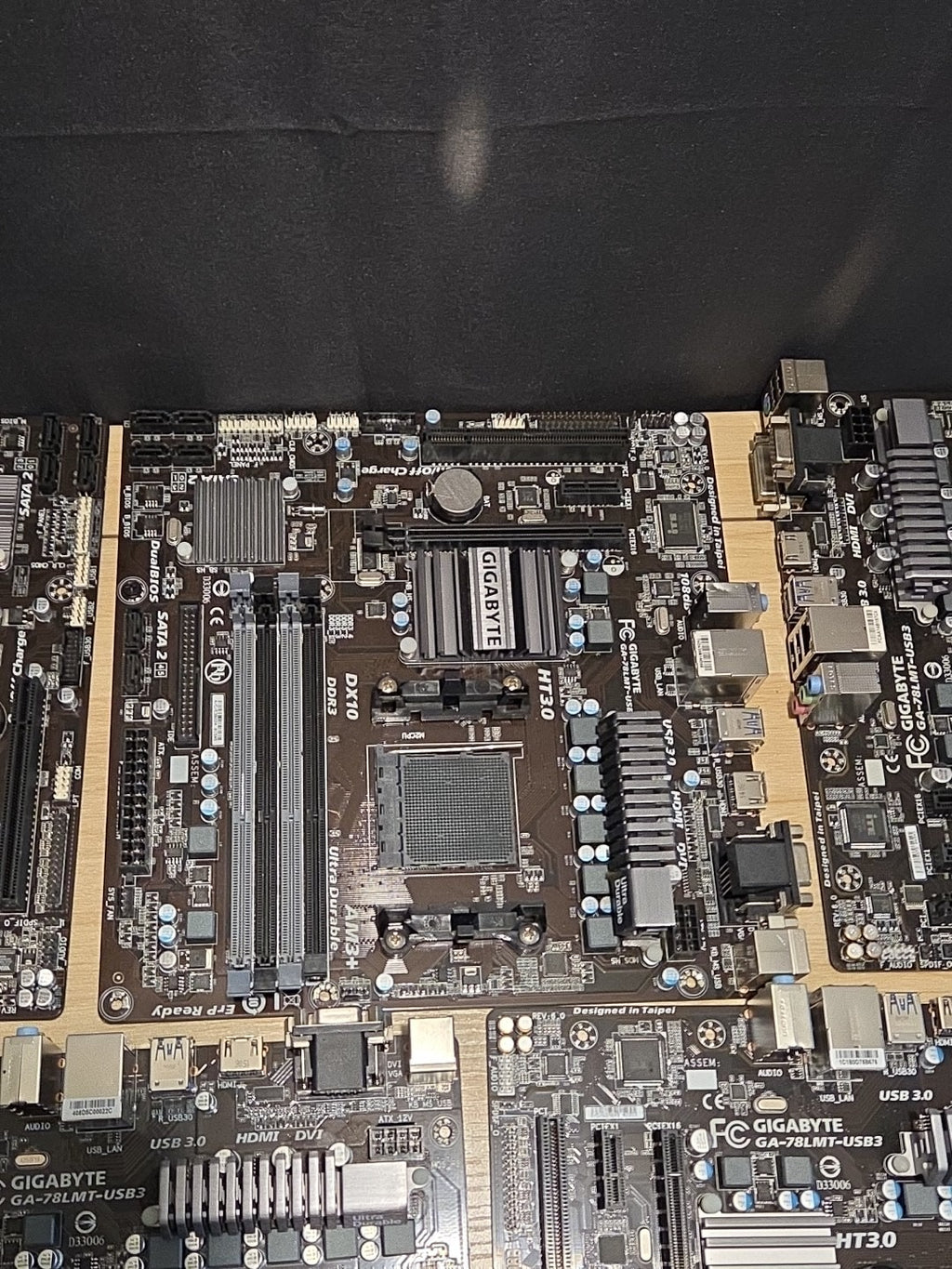 LOT 5 Gigabyte GA‑78LMT‑USB3 Socket AM3+ DDR3 SDRAM Desktop Motherboards AS IS