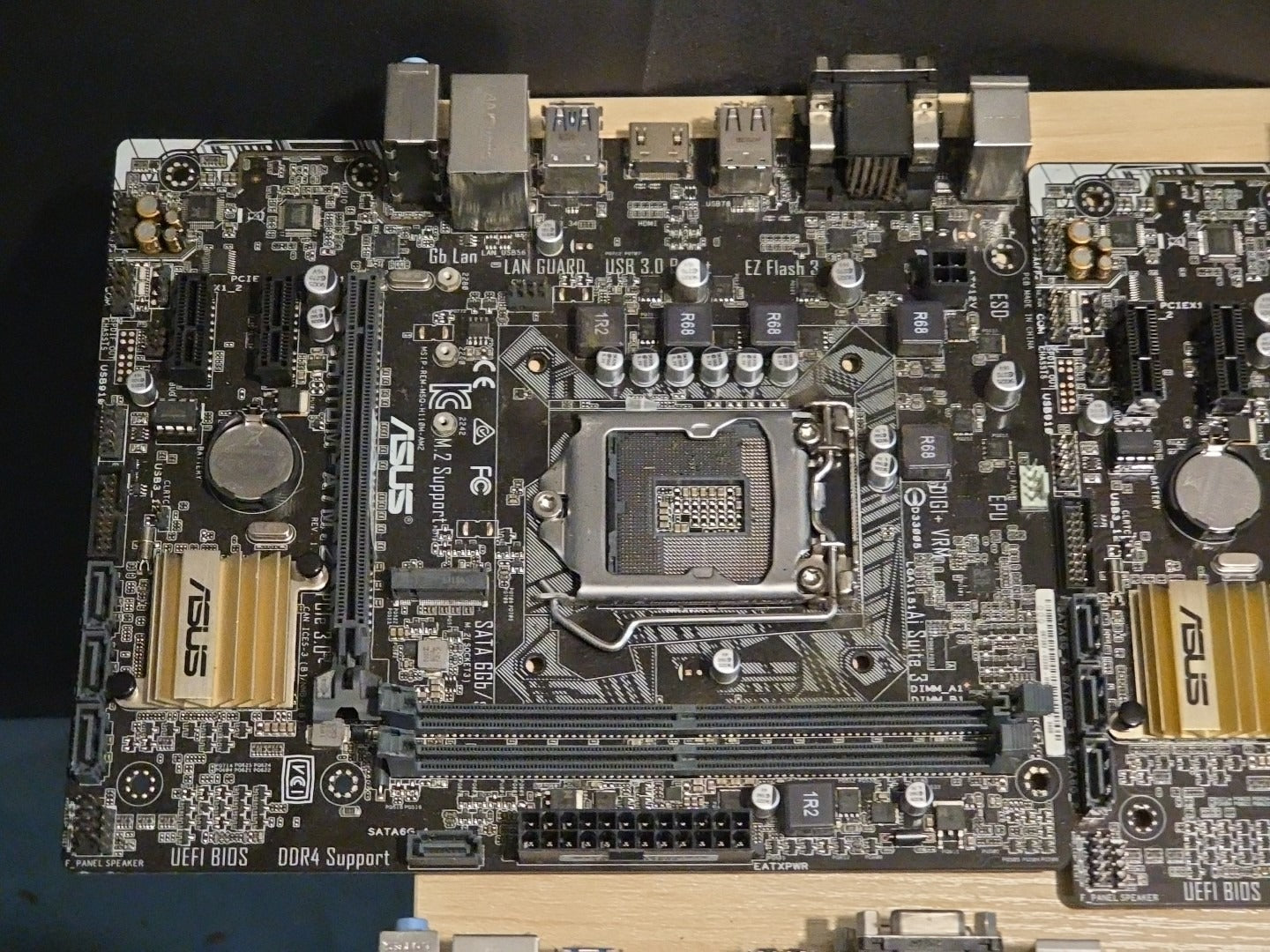 LOT 8 ASUS H110M-A/M.2 Intel LGA 1151 DDR4 SDRAM Desktop H110 Motherboards AS IS