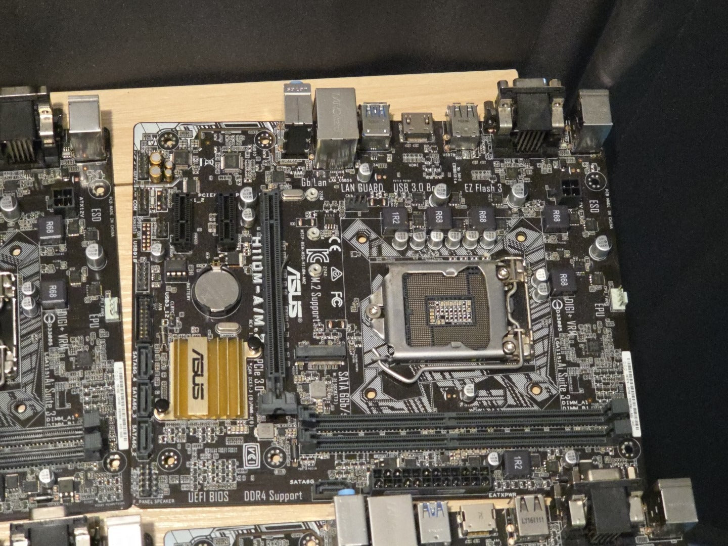 LOT 8 ASUS H110M-A/M.2 Intel LGA 1151 DDR4 SDRAM Desktop H110 Motherboards AS IS