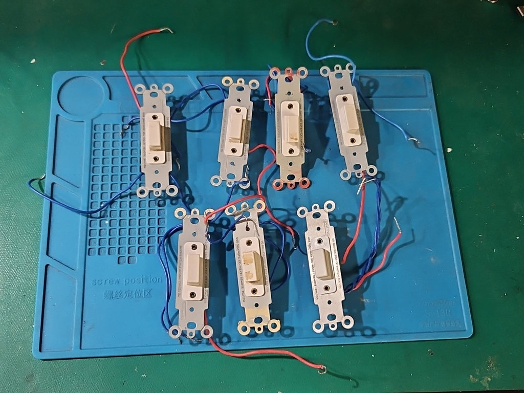 LOT 7 CS277 Slave Companion Wall Home Automation Switches FOR PARTS OR REPAIR