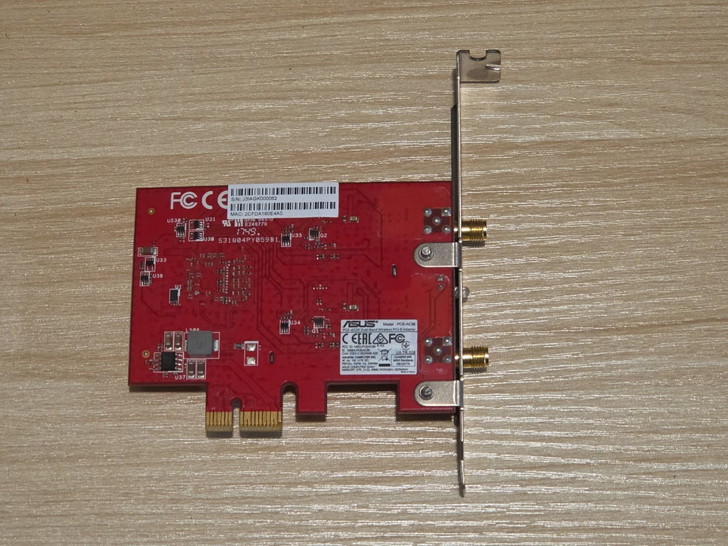 ASUS PCE-AC56 Dual-Band Wireless 802.11ac PCI-e WiFi Adapter Card No Antennas