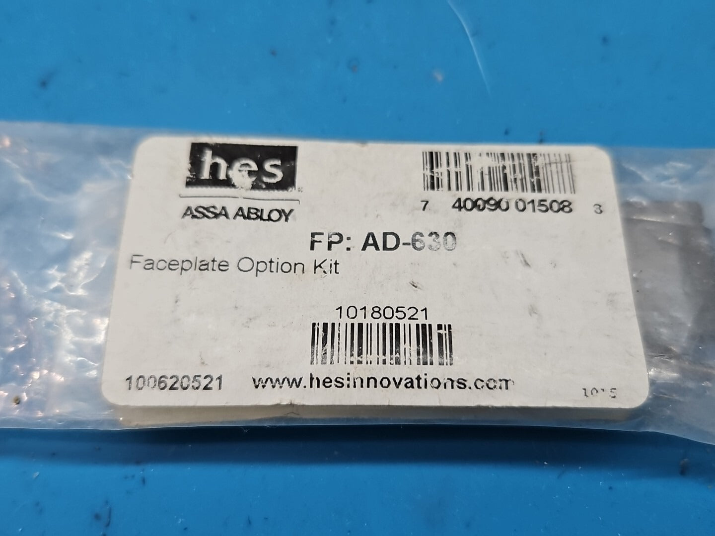 HES ASSAABLOY FP:AD-630 Electric Strike Faceplate Option Kit 100620521 NEW