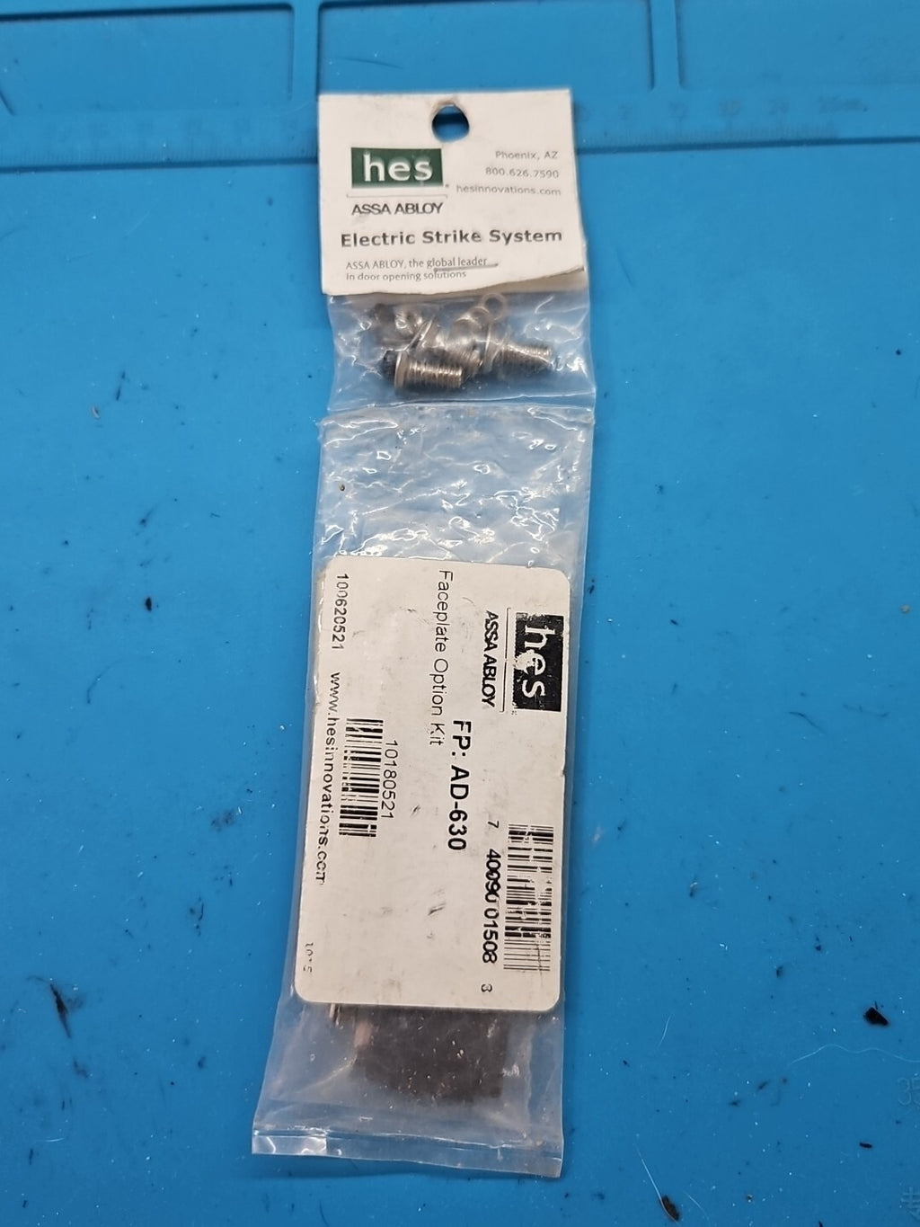 HES ASSAABLOY FP:AD-630 Electric Strike Faceplate Option Kit 100620521 NEW