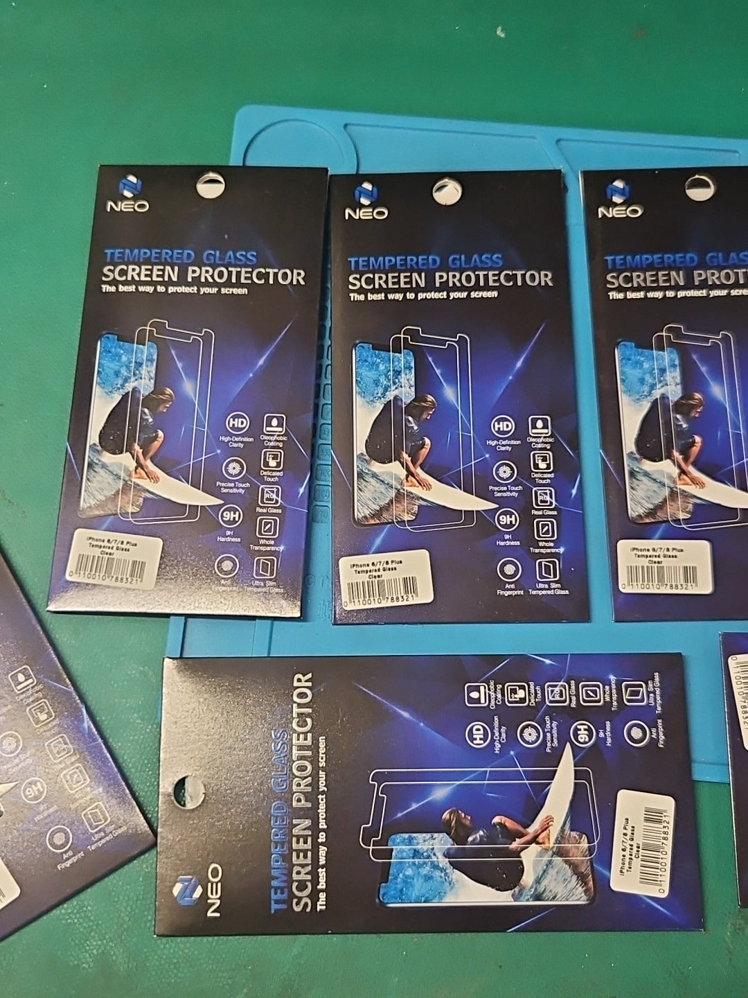 LOT 9 Neo Tempered Glass Screen Protectors Apple iPhone 6/7/8 Plus