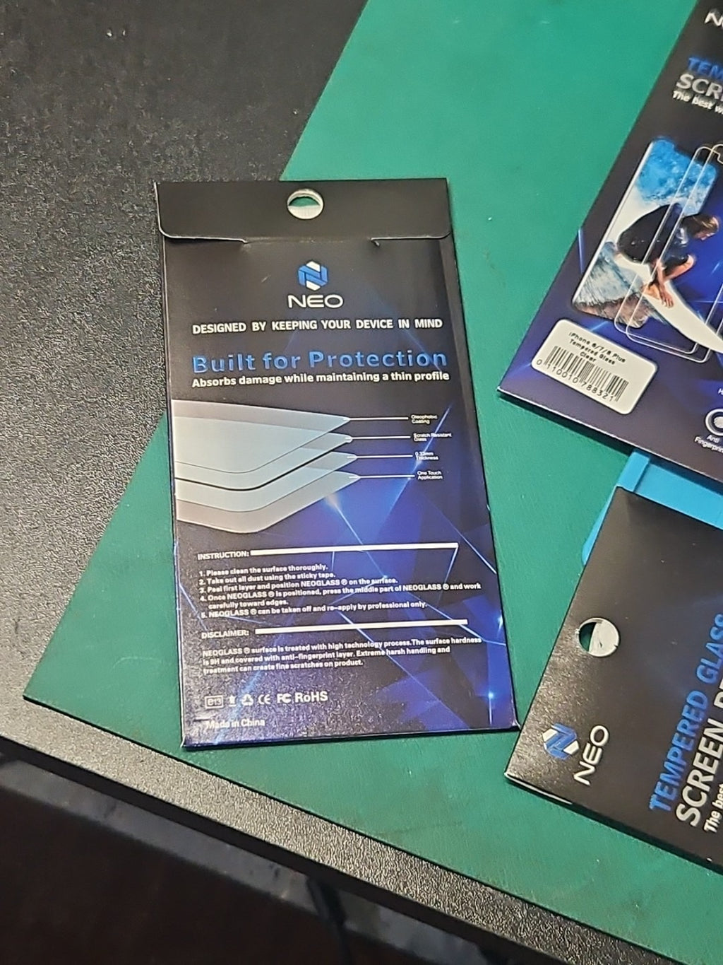 LOT 9 Neo Tempered Glass Screen Protectors Apple iPhone 6/7/8 Plus