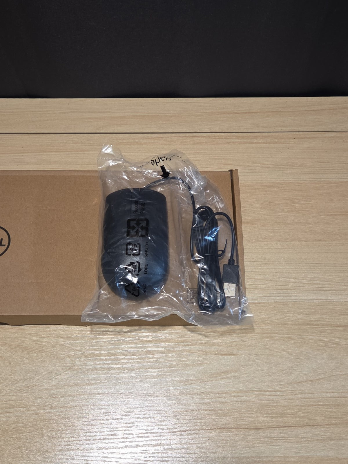 Dell OEM KB216-BK-US Keyboard & Mouse Combo Black Wired USB 081N8 DMV3P NEW