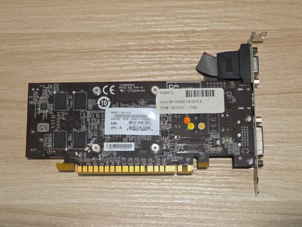 MSI GeForce GT 430 1GB DDR3 PCIe HDMI DVI VGA Full Bracket Video Graphics Card