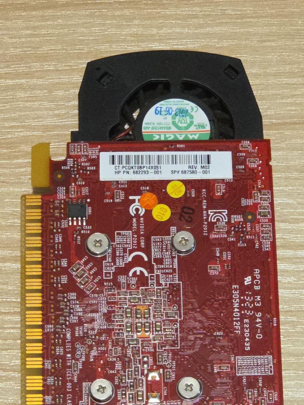 HP NVIDIA GeForce GT 630 2GB PCIe 2.0 DVI HDMI Video Graphics Card 682293-001