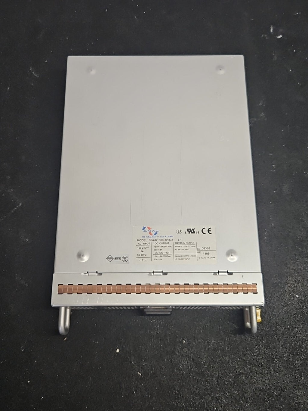 Nexsan BPA-R1600-120NX 1600W E-Series Power Supply Module