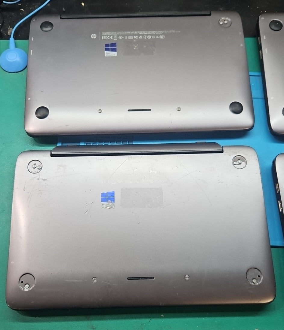 LOT 4 HP Pro x2 410 G1 11.6" i5-4202Y 1.6GHz 4GB 2-in-1 Laptops FOR PARTS AS IS
