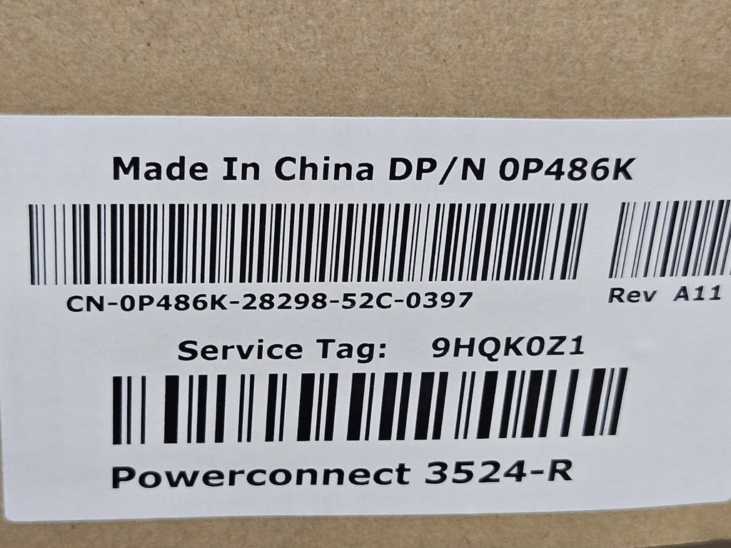Dell PowerConnect 3524 24-Port 10/100 Managed Ethernet Switch 0P486K NEW