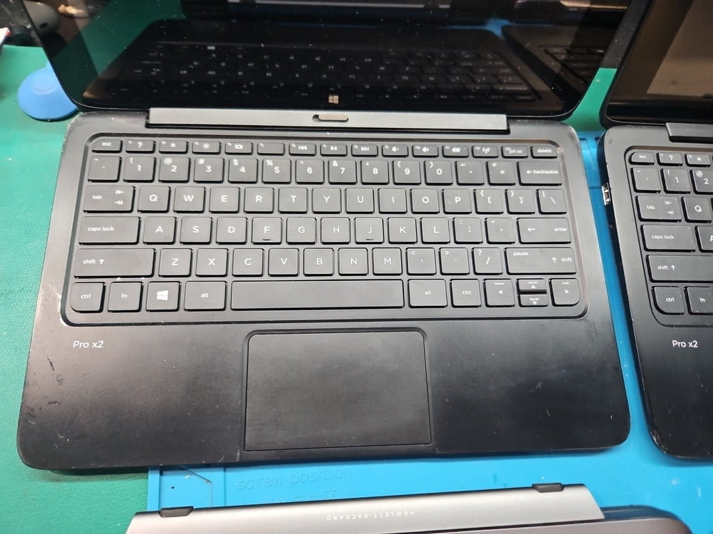 LOT 4 HP Pro x2 410 G1 11.6" i5-4202Y 1.6GHz 4GB 2-in-1 Laptops FOR PARTS AS IS