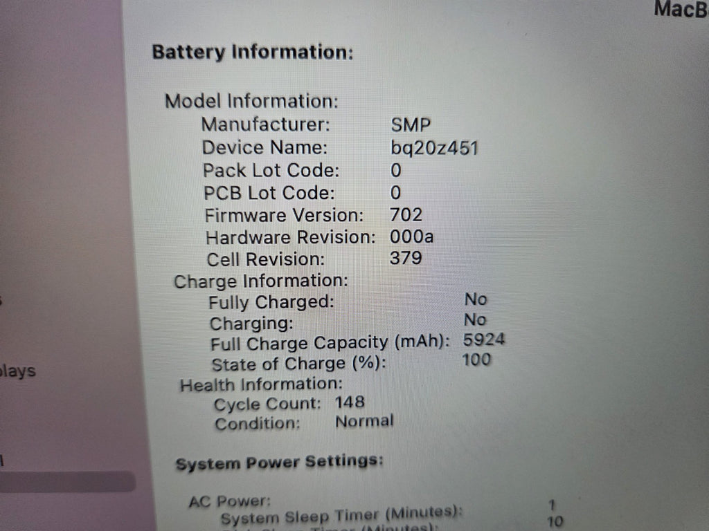 MacBook Pro Retina 13" A1502 Mid 2014 Core i5-4278U 2.6GHz 8GB RAM 256GB SSD