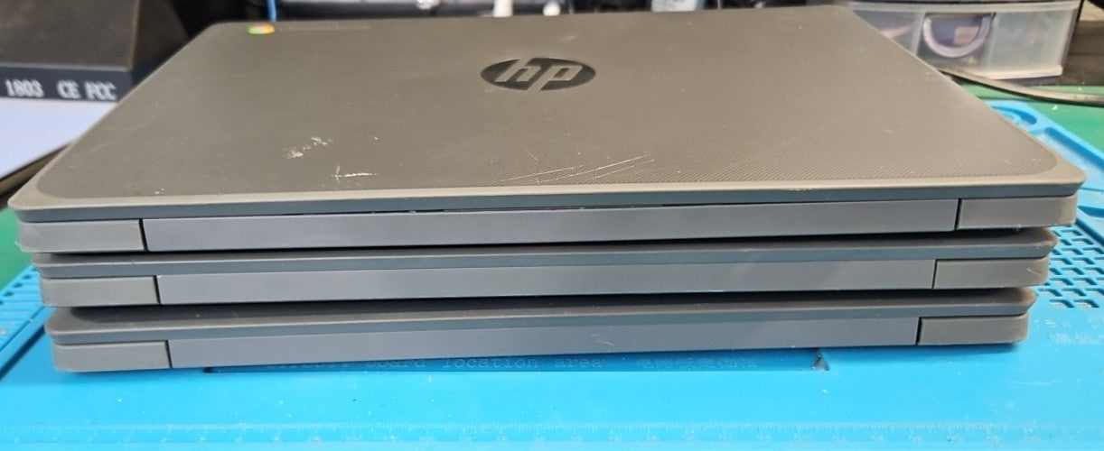 LOT 3 HP Chromebook 11A G8 EE 11.6″ AMD A4‑9120C 1.6GHz CPU 4GB 32GB BOOTS AS IS