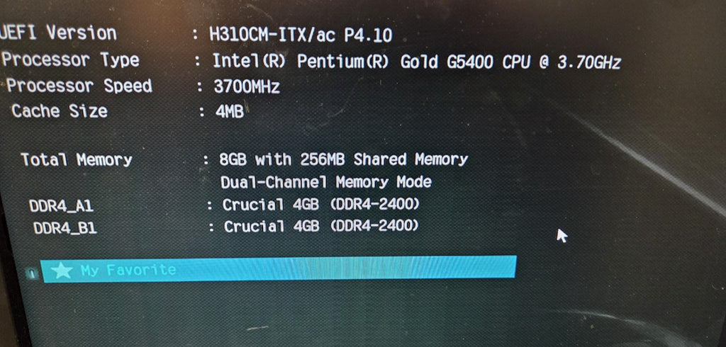 Generic Pentium Gold G5400 3.7GHz CPU 8GB RAM 500GB SSD InWin Chassis ITX PC