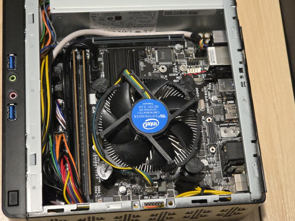 Generic Intel Pentium G4400 3.3GHz CPU 16GB RAM 480GB SSD Black Chassis ITX PC