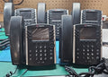 LOT 5 Polycom VVX 400 IP Office Business Media Phones w/Handset, Cord & Stand