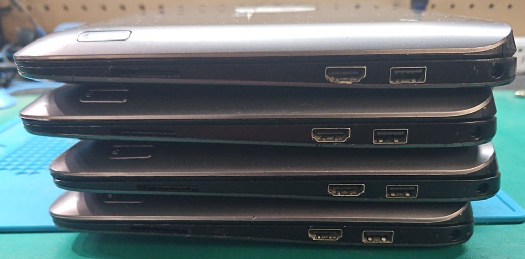 LOT 4 HP Pro x2 410 G1 11.6" i5-4202Y 1.6GHz 4GB 2-in-1 Laptops FOR PARTS AS IS