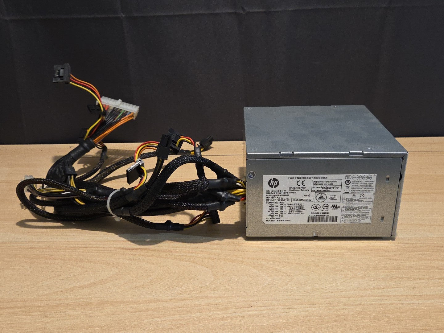 HP Envy H9 810 600W DPS-600WB A PSU Desktop Power Supply 633186-002 633186-001