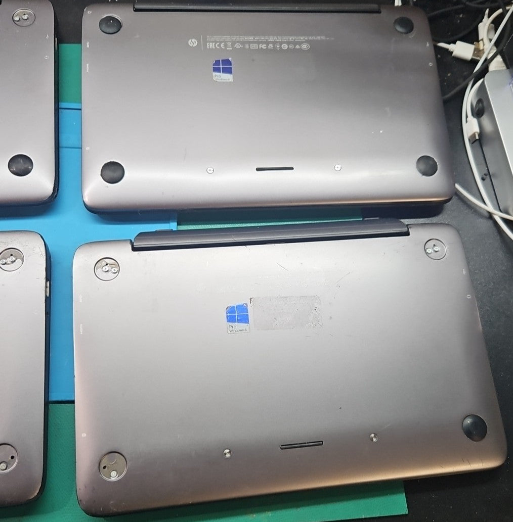 LOT 4 HP Pro x2 410 G1 11.6" i5-4202Y 1.6GHz 4GB 2-in-1 Laptops FOR PARTS AS IS