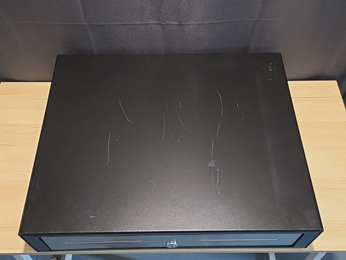 APG Vasario Cash Drawer 19" VBS352-BL1915 w/ Cable, Keys & Cash Till USED