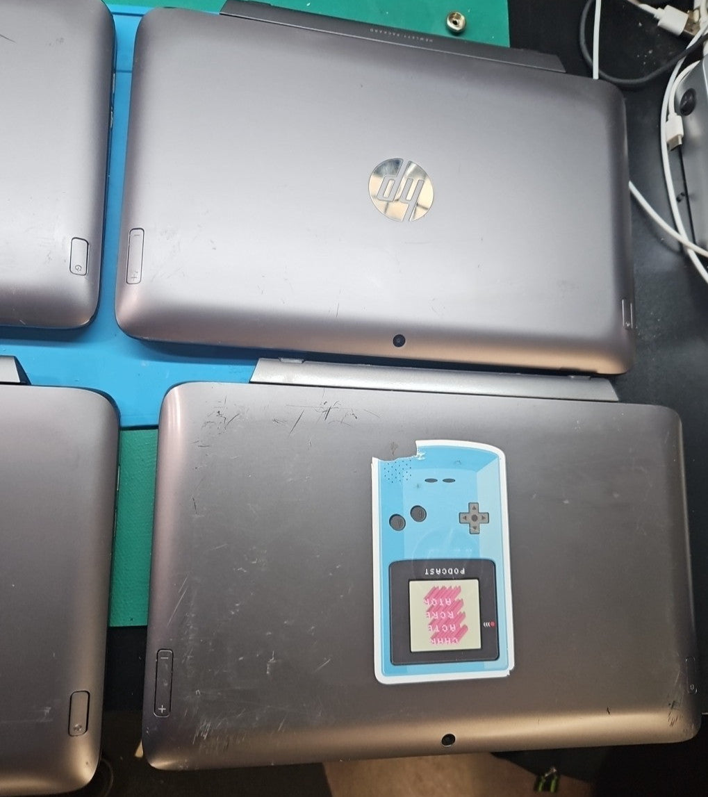 LOT 4 HP Pro x2 410 G1 11.6" i5-4202Y 1.6GHz 4GB 2-in-1 Laptops FOR PARTS AS IS