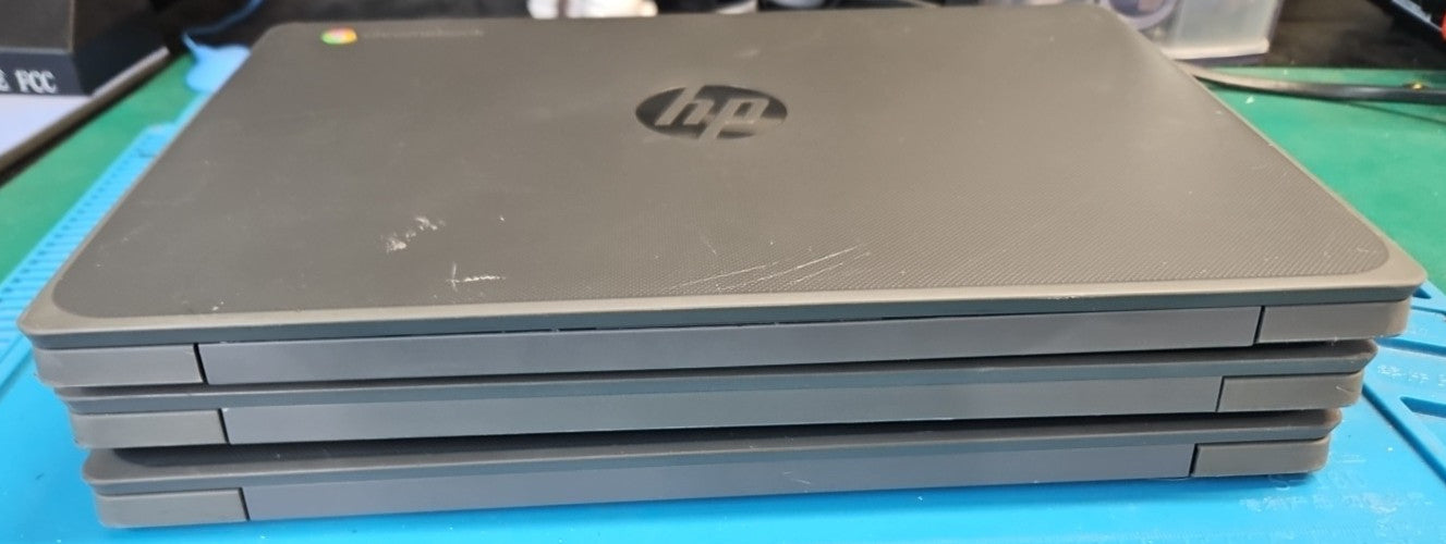 LOT 3 HP Chromebook 11A G8 EE 11.6″ AMD A4‑9120C 1.6GHz CPU 4GB 32GB BOOTS AS IS